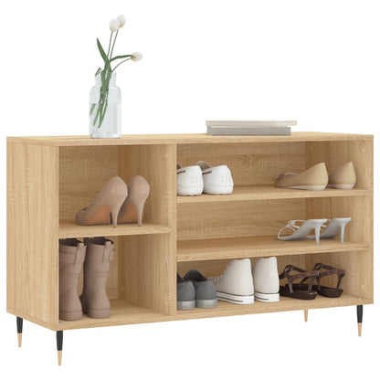 Shoe Cabinet Sonoma Oak 102x36x60 cm Engineered Wood