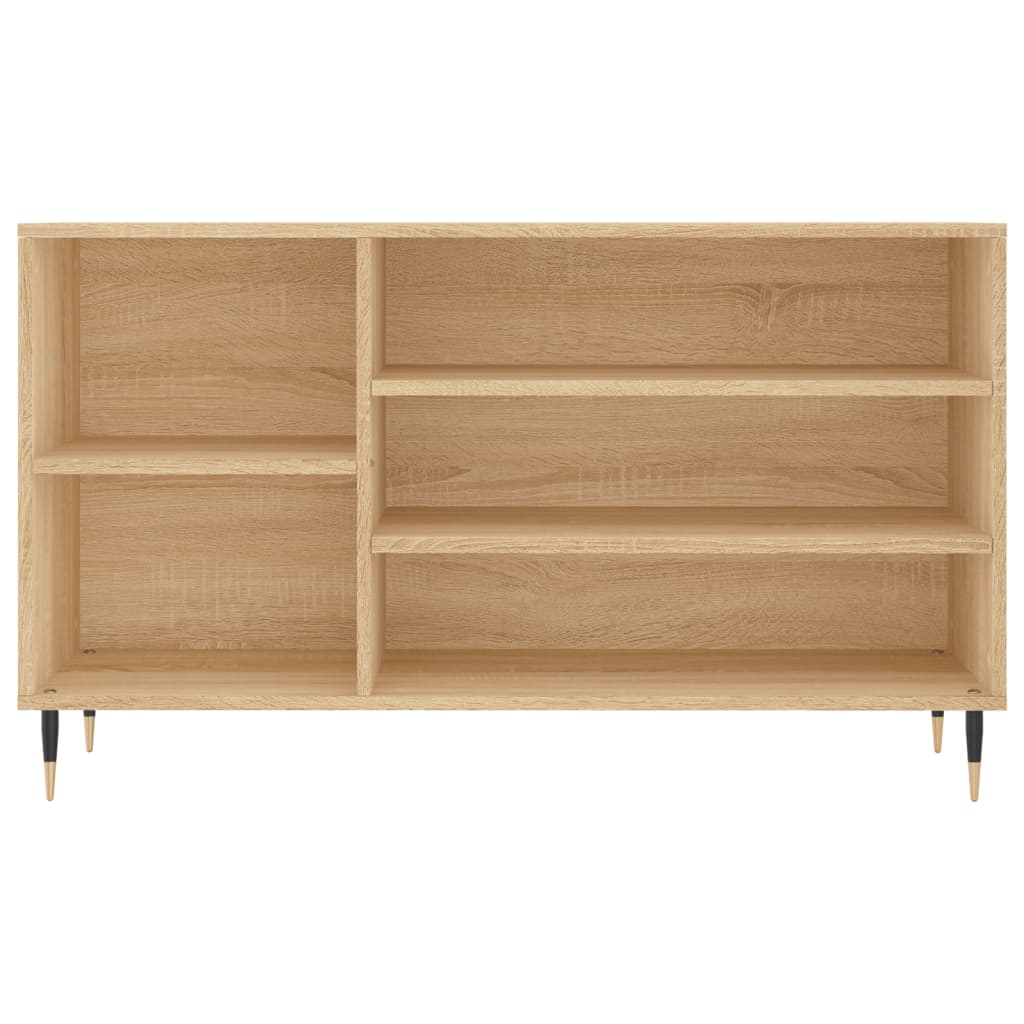 Shoe Cabinet Sonoma Oak 102x36x60 cm Engineered Wood