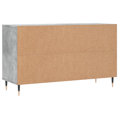 Shoe Cabinet Concrete Grey 102x36x60 cm Engineered Wood