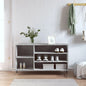 Shoe Cabinet Concrete Grey 102x36x60 cm Engineered Wood