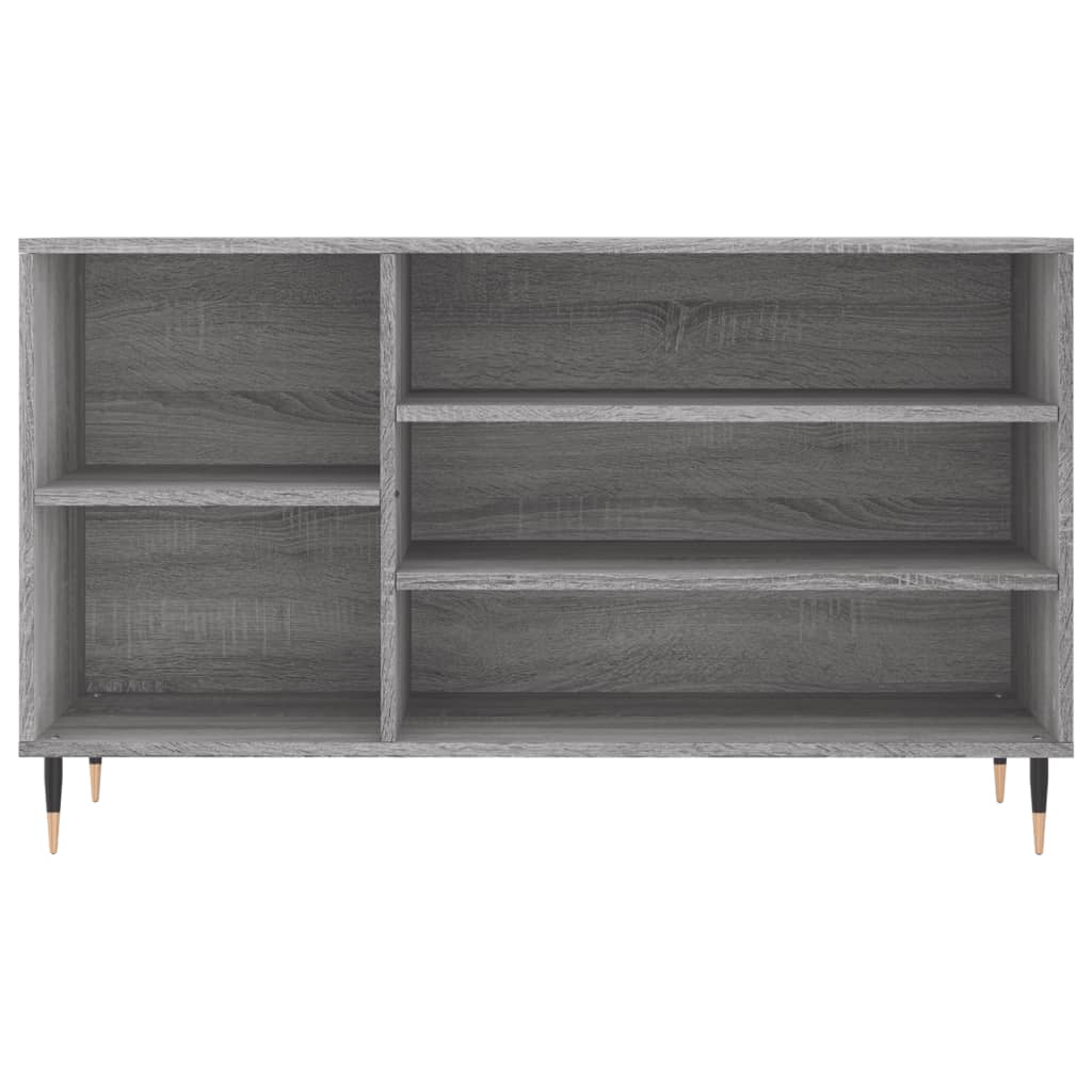 Shoe Cabinet Grey Sonoma 102x36x60 cm Engineered Wood