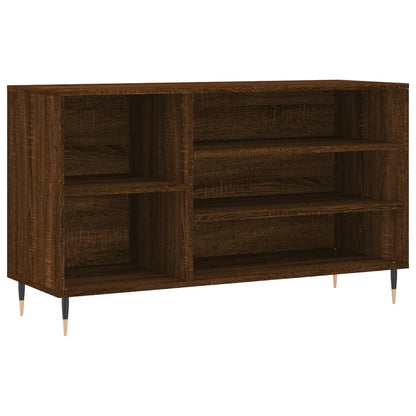 Shoe Cabinet Brown Oak 102x36x60 cm Engineered Wood