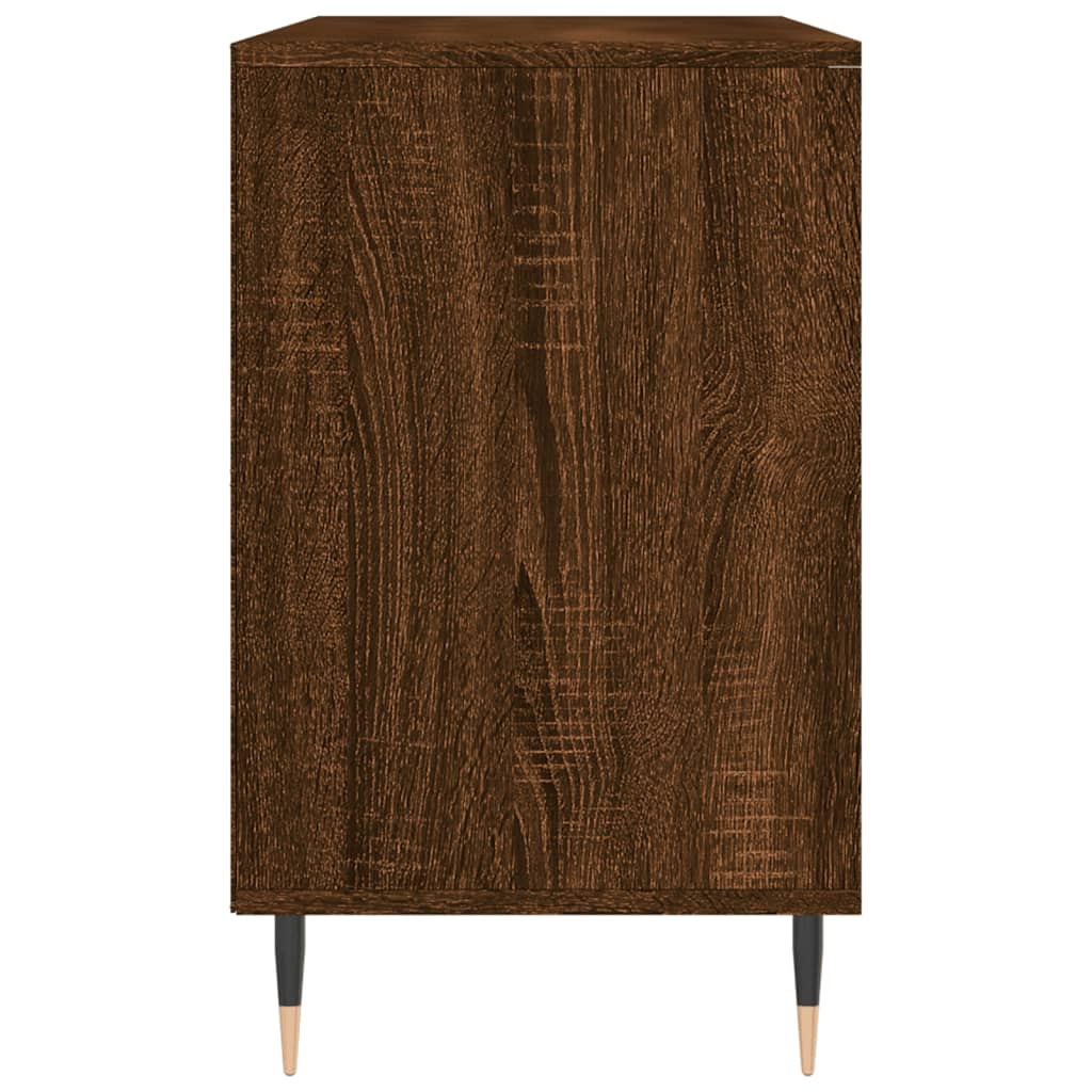 Shoe Cabinet Brown Oak 102x36x60 cm Engineered Wood