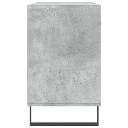 Shoe Cabinet Concrete Grey 102x36x60 cm Engineered Wood