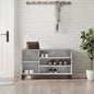 Shoe Cabinet Concrete Grey 102x36x60 cm Engineered Wood