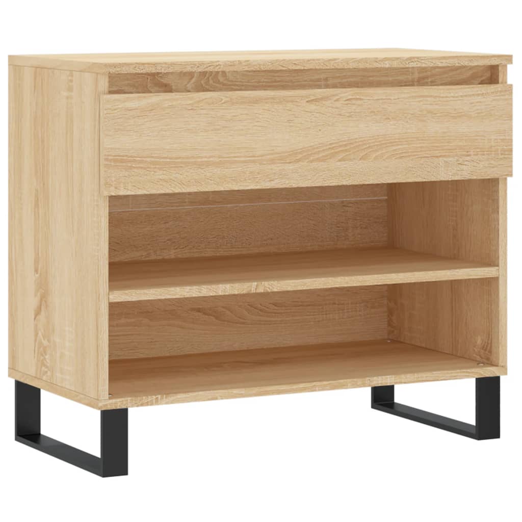 Shoe Cabinet Sonoma Oak 70x36x60 cm Engineered Wood