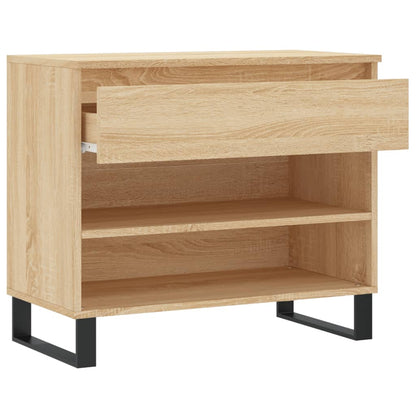 Shoe Cabinet Sonoma Oak 70x36x60 cm Engineered Wood