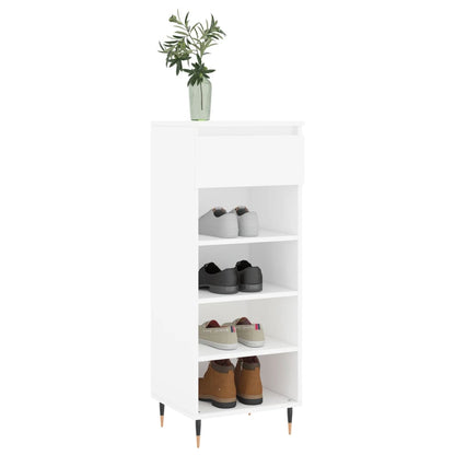 Shoe Cabinet White 40x36x105 cm Engineered Wood