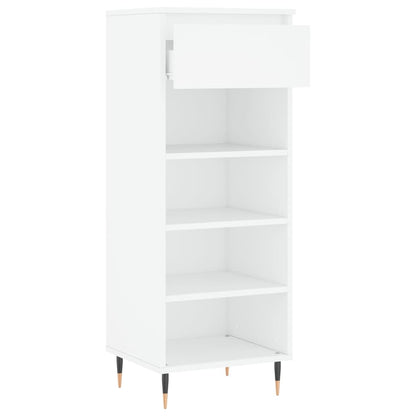 Shoe Cabinet White 40x36x105 cm Engineered Wood