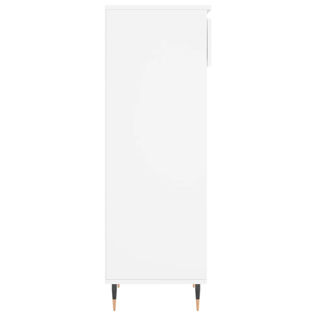 Shoe Cabinet White 40x36x105 cm Engineered Wood