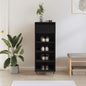 Shoe Cabinet Black 40x36x105 cm Engineered Wood