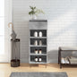 Shoe Cabinet Concrete Grey 40x36x105 cm Engineered Wood