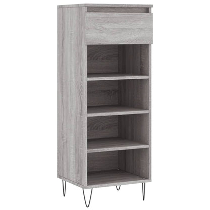 Shoe Cabinet Grey Sonoma 40x36x105 cm Engineered Wood