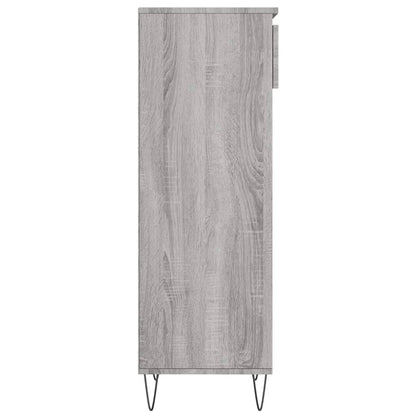 Shoe Cabinet Grey Sonoma 40x36x105 cm Engineered Wood