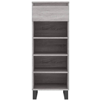 Shoe Cabinet Grey Sonoma 40x36x105 cm Engineered Wood