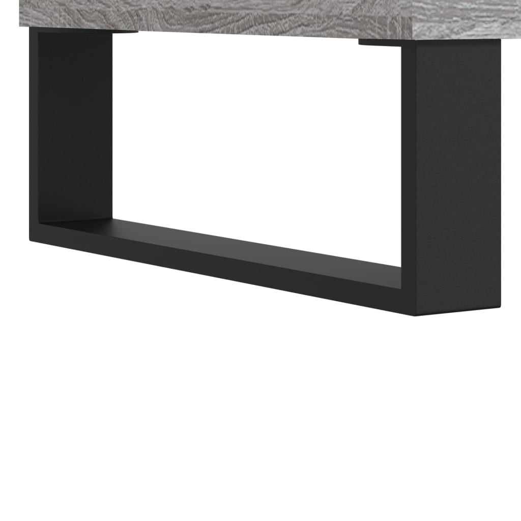 Shoe Cabinet Grey Sonoma 40x36x105 cm Engineered Wood