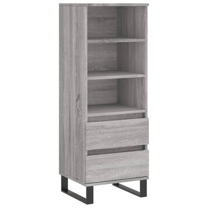 Highboard Grey Sonoma 40x36x110 cm Engineered Wood