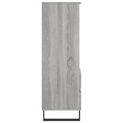 Highboard Grey Sonoma 40x36x110 cm Engineered Wood