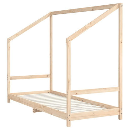 Kids Bed Frame 80x200 cm Solid Wood Pine