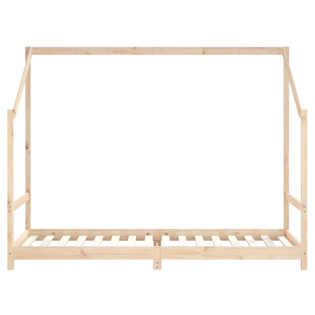 Kids Bed Frame 80x200 cm Solid Wood Pine