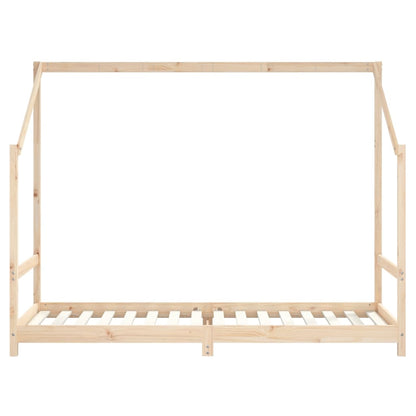 Kids Bed Frame 80x200 cm Solid Wood Pine