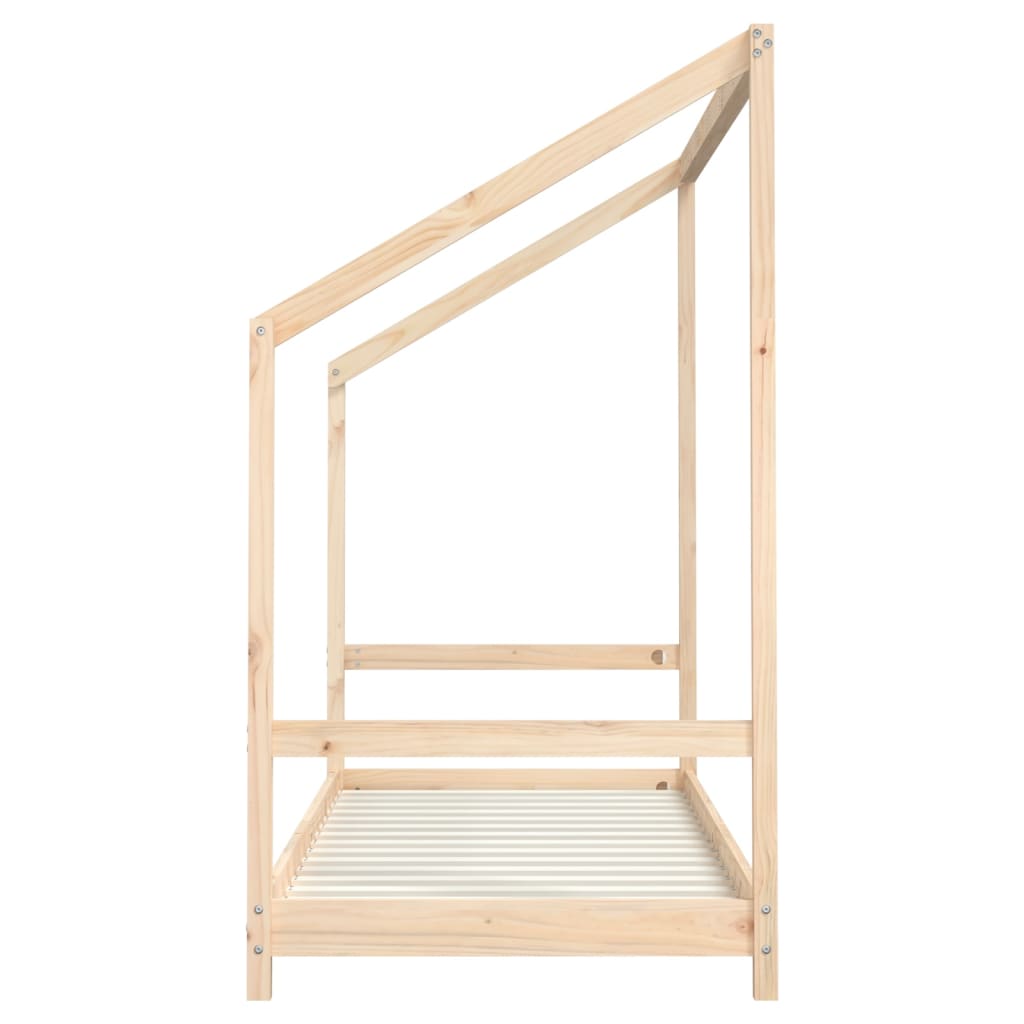 Kids Bed Frame 80x200 cm Solid Wood Pine