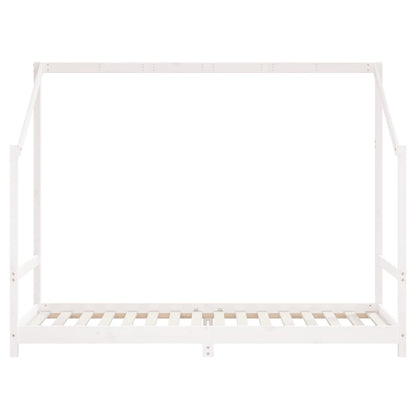 Kids Bed Frame White 80x200 cm Solid Wood Pine