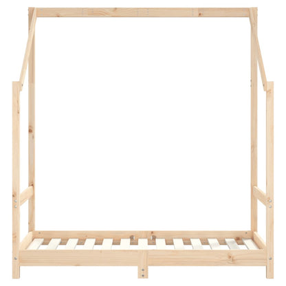 Kids Bed Frame 70x140 cm Solid Wood Pine