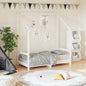 Kids Bed Frame White 70x140 cm Solid Wood Pine