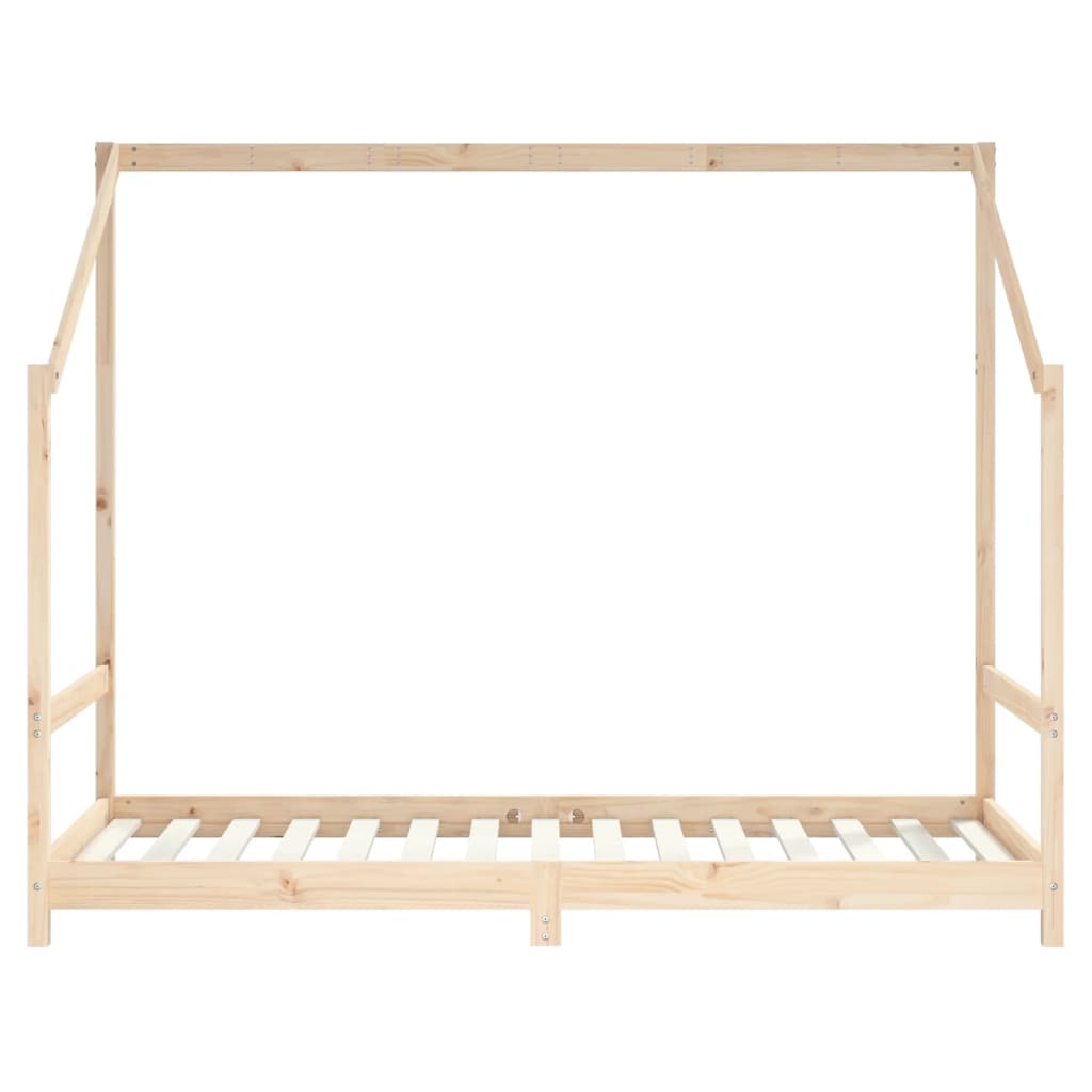 Kids Bed Frame 90x190 cm Solid Wood Pine