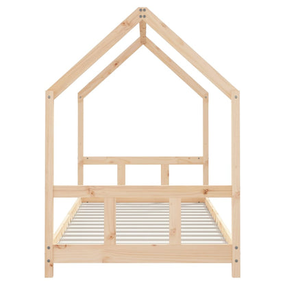 Kids Bed Frame 90x200 cm Solid Wood Pine