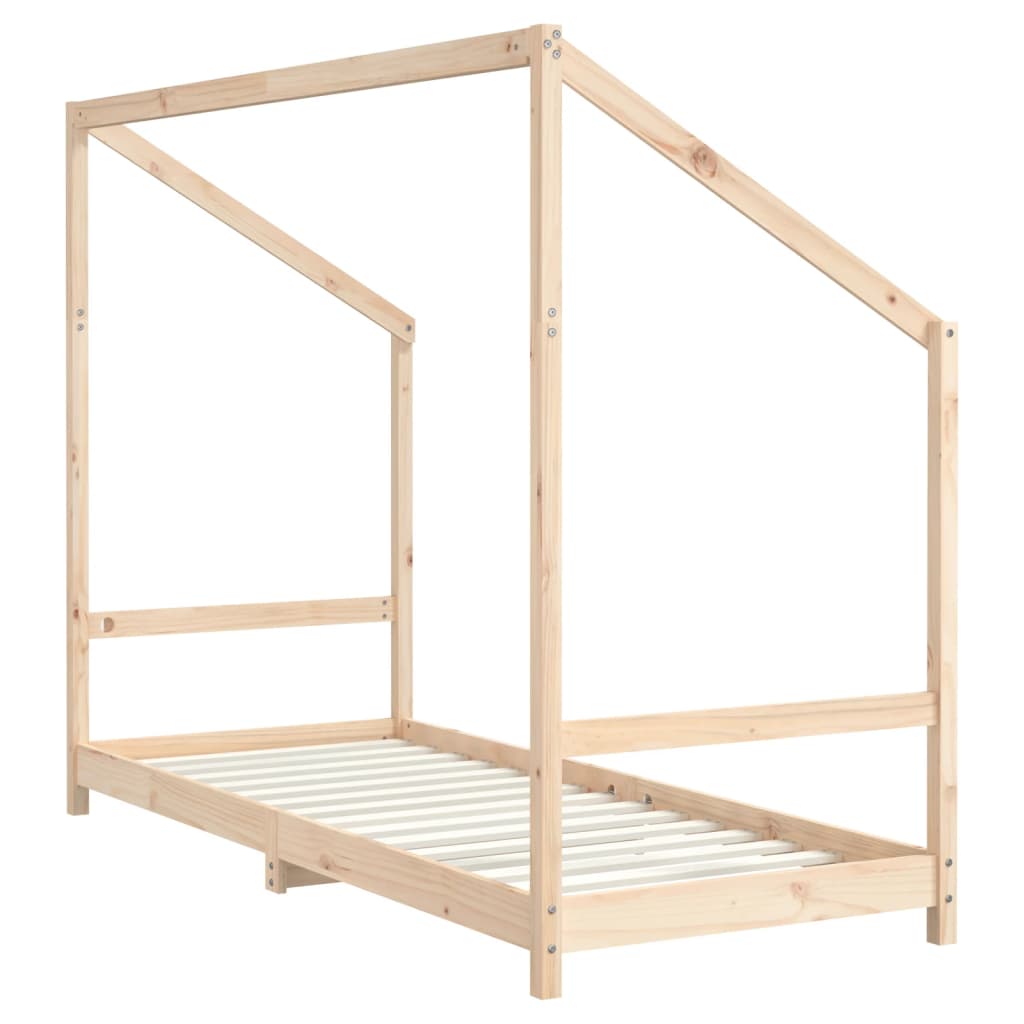 Kids Bed Frame 2x(80x200) cm Solid Wood Pine