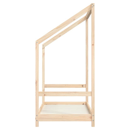 Kids Bed Frame 2x(70x140) cm Solid Wood Pine