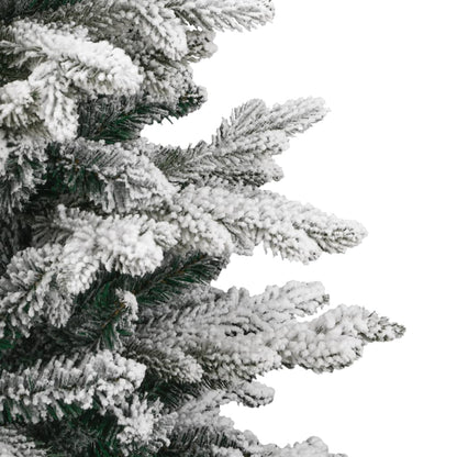 Artificial Hinged Christmas Tree with Flocked Snow 120 cm