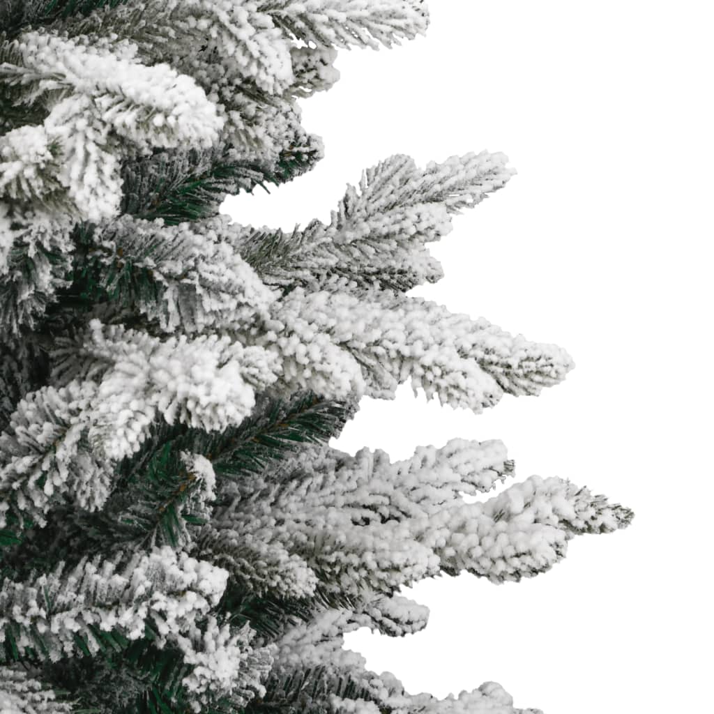 Artificial Hinged Christmas Tree with Flocked Snow 150 cm