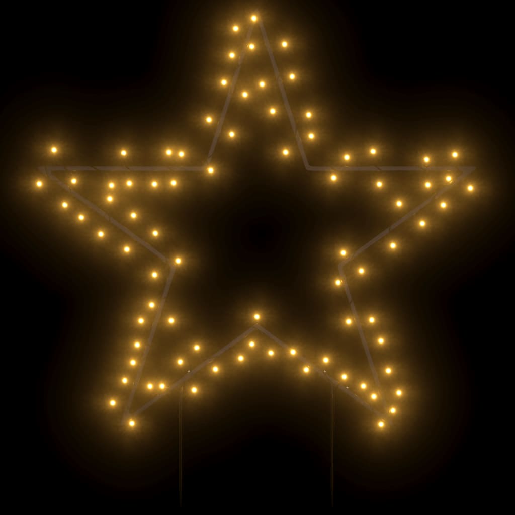 Christmas Light Decoration with Spikes Star 80 LEDs 60 cm