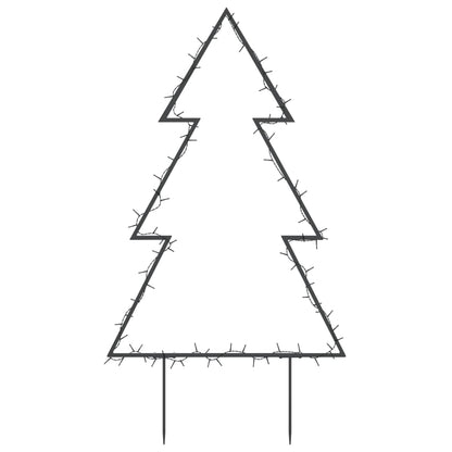 Christmas Light Decoration with Spikes Tree 80 LEDs 60 cm