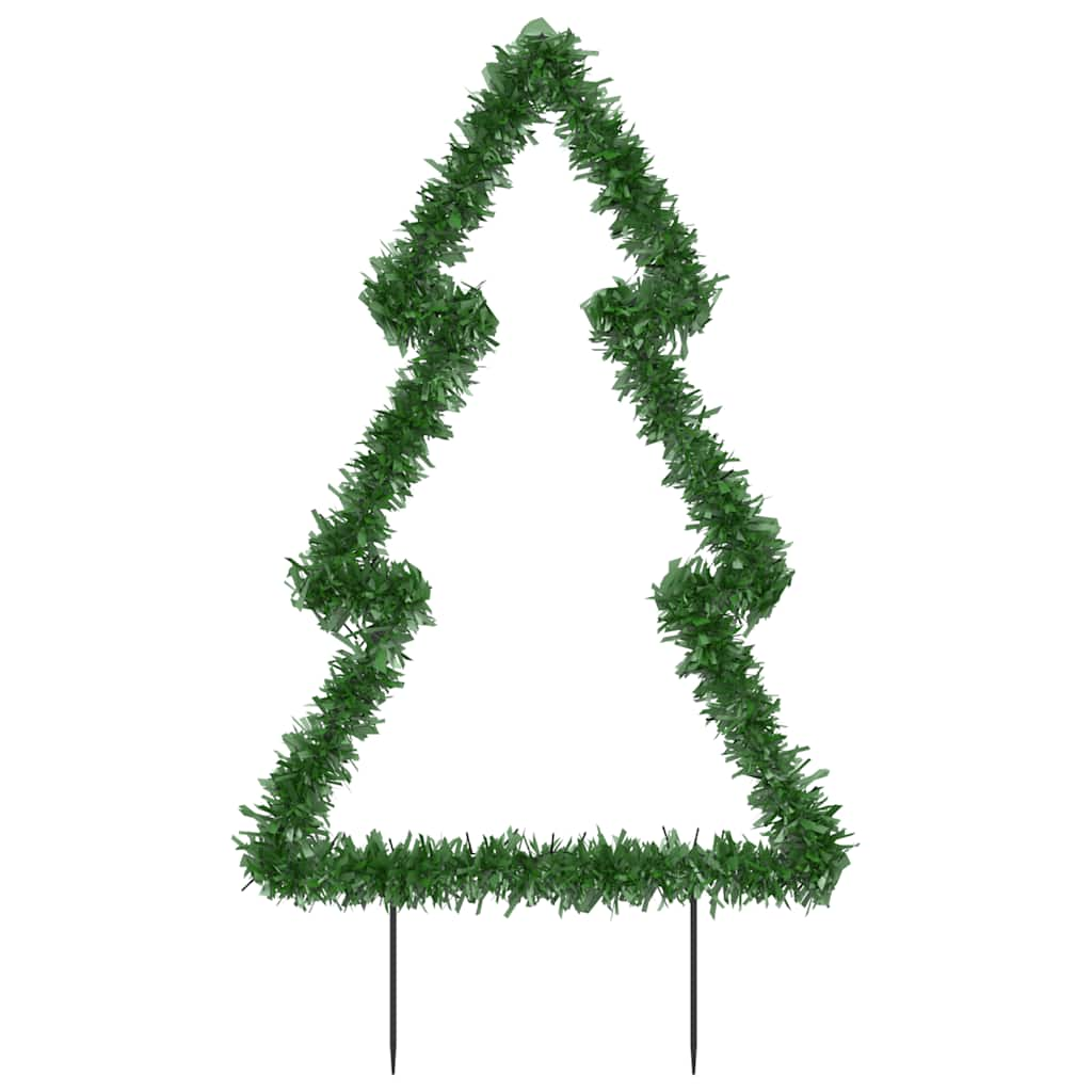 Christmas Light Decoration with Ground Spikes Tree 115 LEDs 90 cm