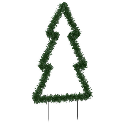 Christmas Light Decoration with Ground Spikes Tree 115 LEDs 90 cm