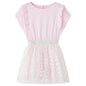 Kids' Dress with Ruffles Light Pink 128