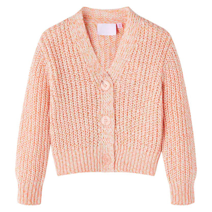 Kids' Cardigan Knitted Mixed Pink 92