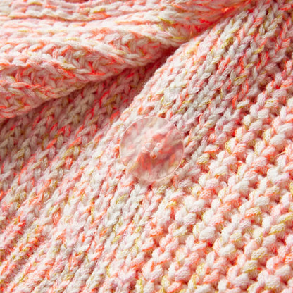 Kids' Cardigan Knitted Mixed Pink 92