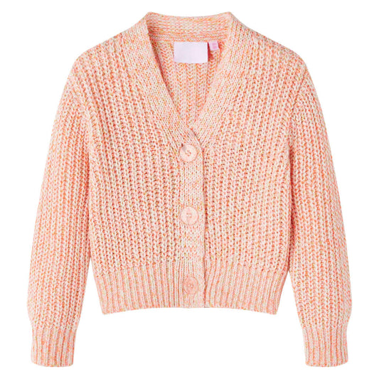 Kids' Cardigan Knitted Mixed Pink 104