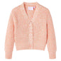 Kids' Cardigan Knitted Mixed Pink 116