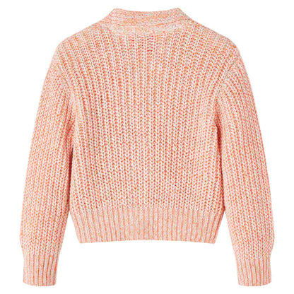 Kids' Cardigan Knitted Mixed Pink 116