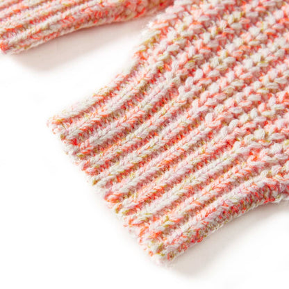 Kids' Cardigan Knitted Mixed Pink 116