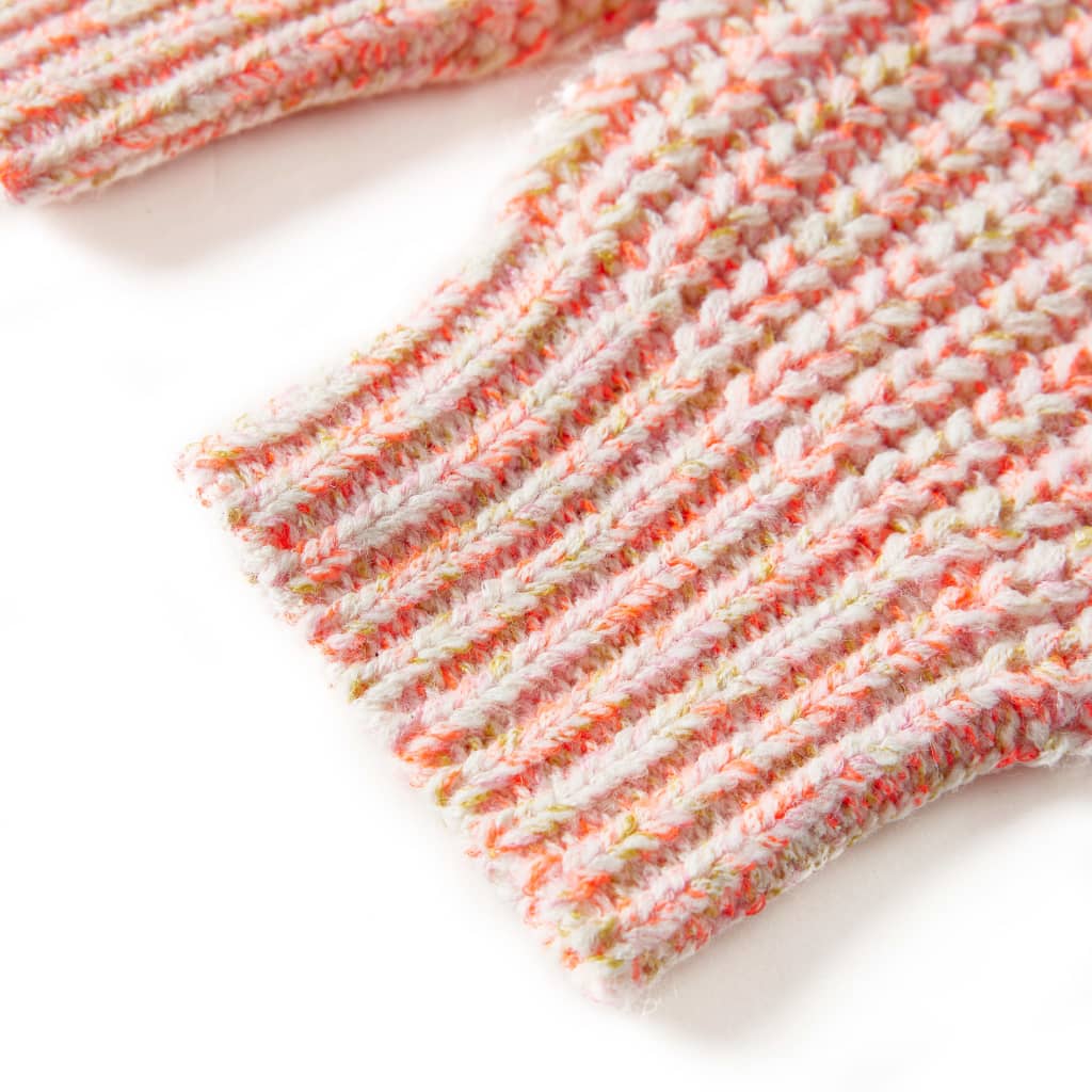 Kids' Cardigan Knitted Mixed Pink 140