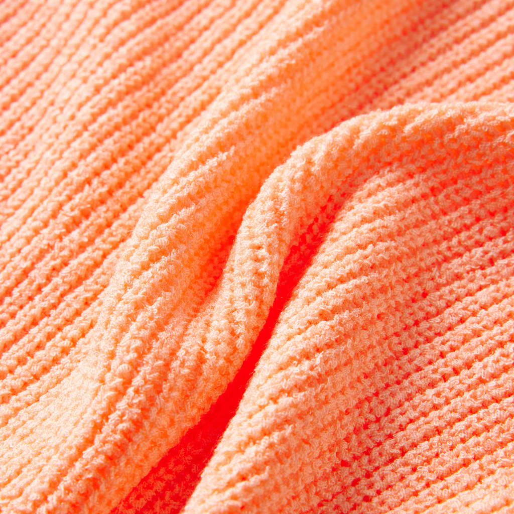 Kids' Sweater Knitted Bright Orange 92