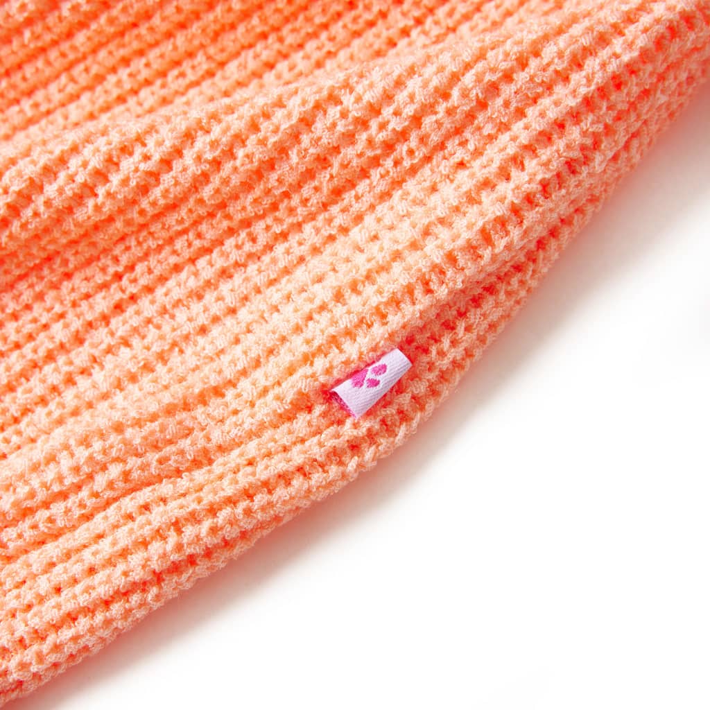 Kids' Sweater Knitted Bright Orange 104