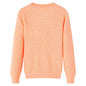 Kids' Sweater Knitted Bright Orange 116